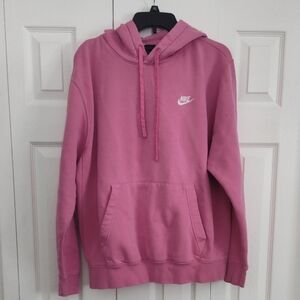 Pink Nike Pullover Hoodie